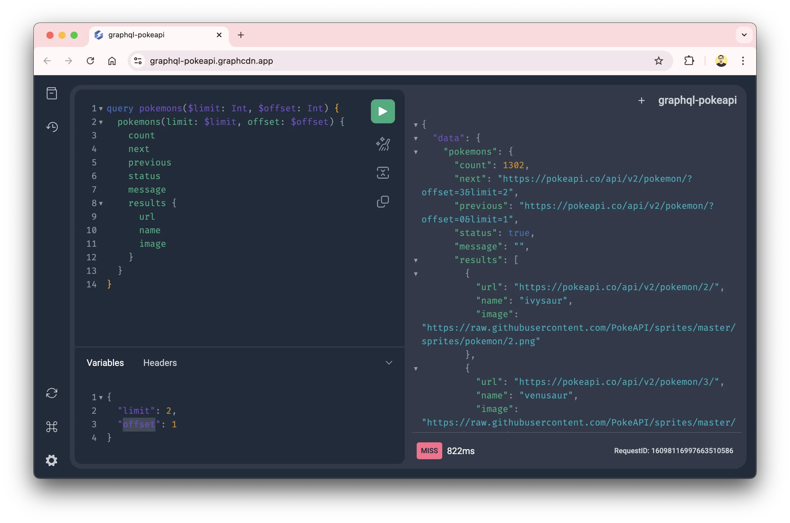 Homepage GraphQL PokeApi