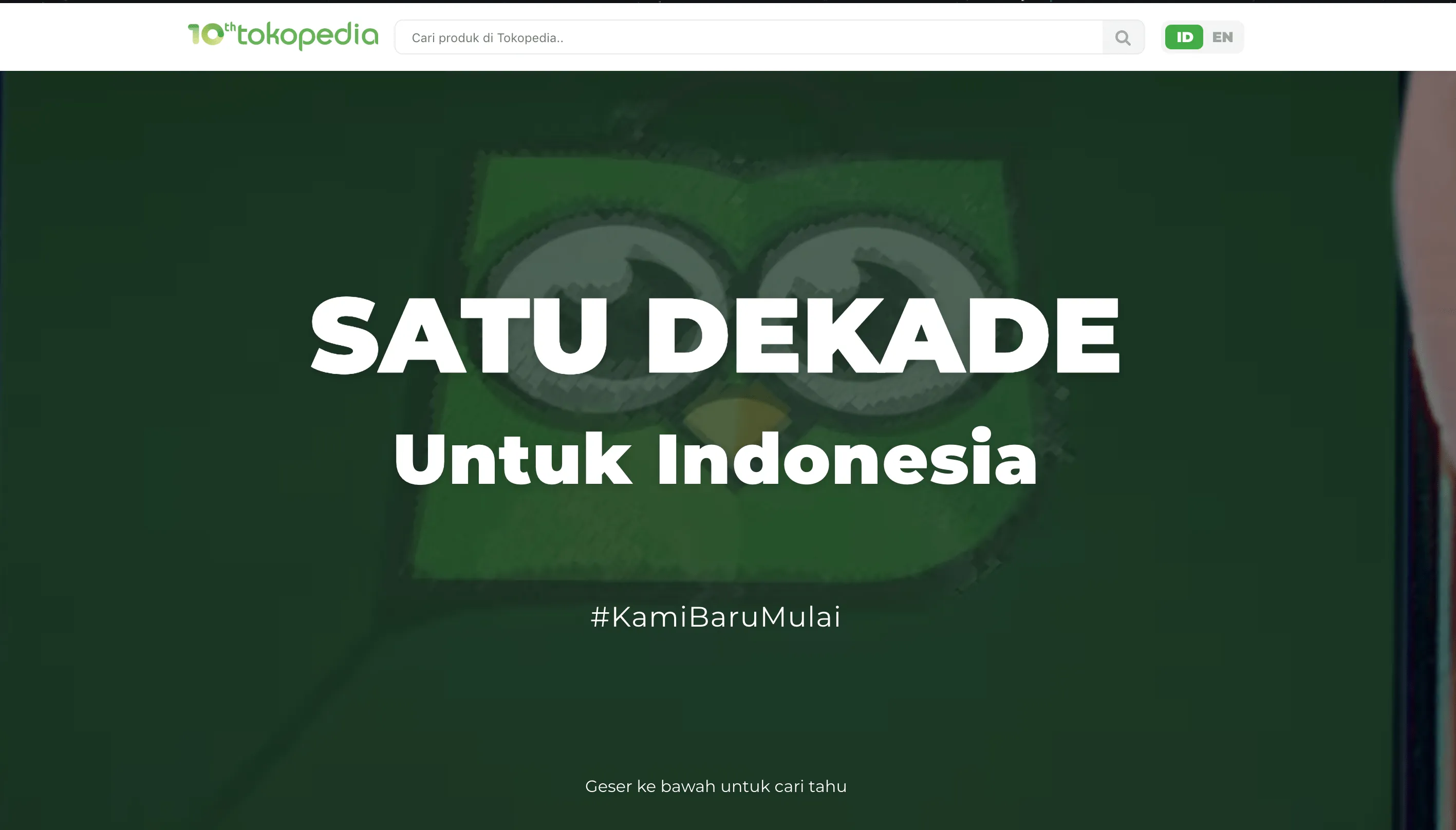 Pelajaran dari membangun microsite untuk Tokopedia Anniversary