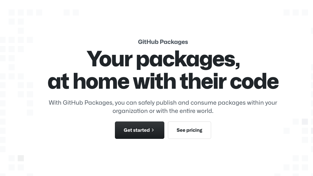 GitHub Packages - Private Registry Alternatif